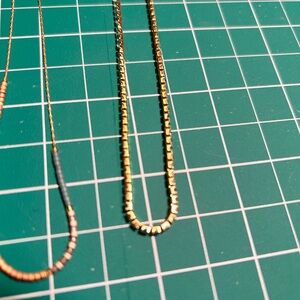 Two Gold Necklace